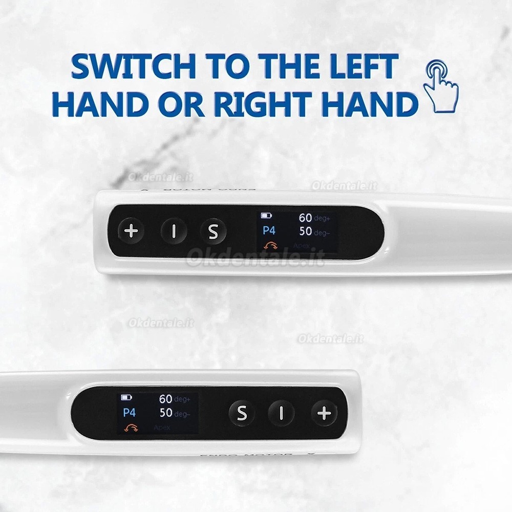 Micromotore endodontico dentale senza fili con localizzatore d'apice